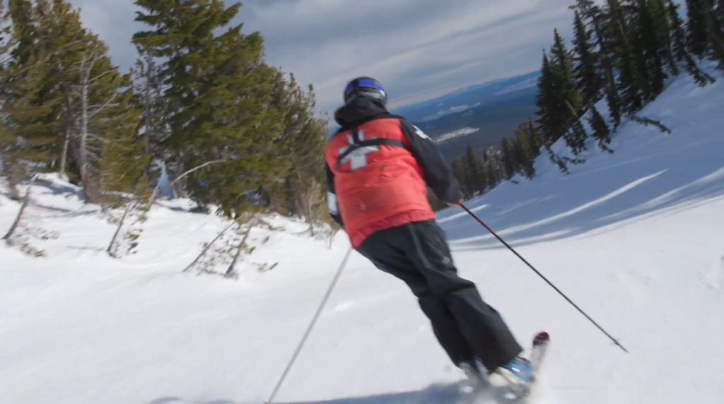 Eric Brittingham Skiing on Mt. Bachelor